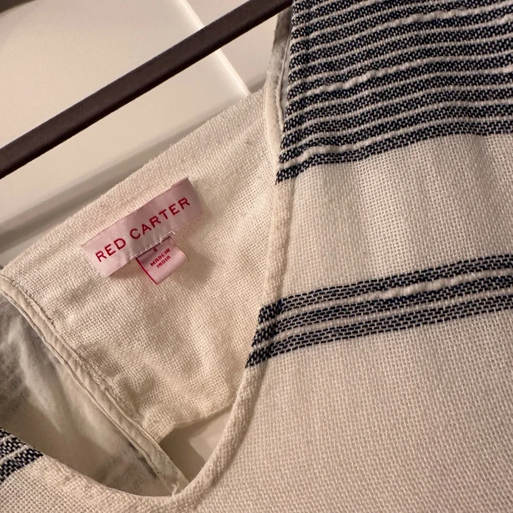 GUC Red Carter Rosa Caftan Striped Swim Coverup - Picture 7 of 8